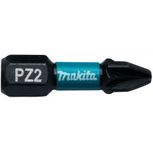 Makita B-63644 Embouts Impact Black 25 mm POZIDRIV (PZ), Hexa 1/4''