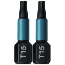 Makita B-63666 Embouts Impact Black 25 mm TORX ® (T), Hexa 1/4''