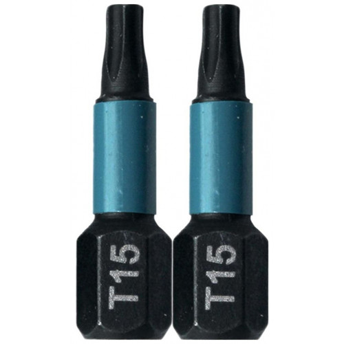 Makita B-63666 Embouts Impact Black 25 mm TORX ® (T), Hexa 1/4''