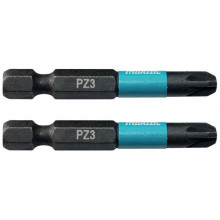 Makita B-63769 Embouts Impact Black 50 mm POZIDRIV (PZ), Hexa 1/4''