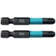 Makita B-63769 Embouts Impact Black 50 mm POZIDRIV (PZ), Hexa 1/4''