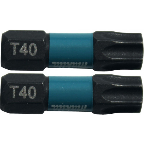 Makita B-63703 Embouts 1/4" Impact Black T40, 25mm