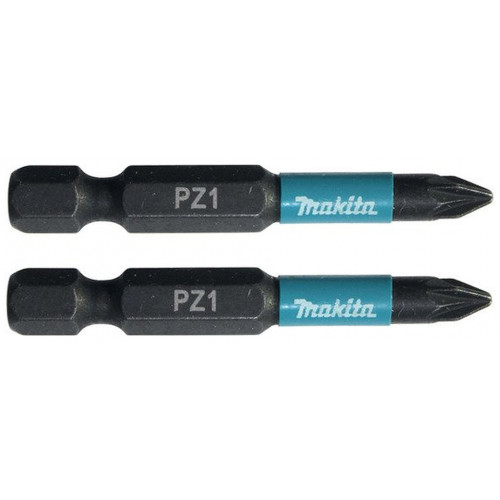 Makita B-63747 Embouts Impact Black 50 mm POZIDRIV (PZ), Hexa 1/4''