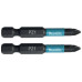 Makita B-63747 Embouts Impact Black 50 mm POZIDRIV (PZ), Hexa 1/4''