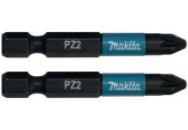 Makita B-63753 Embouts Impact Black 50 mm POZIDRIV (PZ), Hexa 1/4''