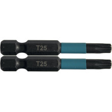 Makita B-63797 Embouts 1/4" Impact Black T25, 50mm