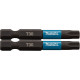 Makita B-63806 Embouts Impact Black 50 mm TORX ® (T), Hexa 1/4''