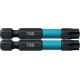 Makita B-63812 Embouts Impact Black 50 mm TORX ® (T), Hexa 1/4''