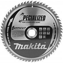 Makita B-67234 TCT Efficut Lame de scie circulaire 260 x 30 mm, 60 dents