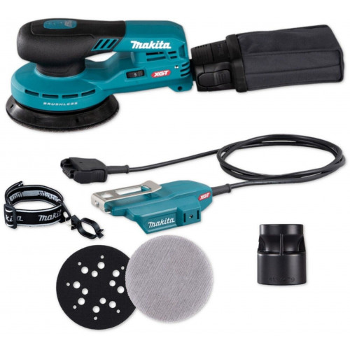 Makita BO001CGZ Ponceuse excentrique 125mm Li-ion XGT 40V, sans batterie Makita BO001CGZ Ponceuse excentrique 125mm Li-ion XGT 40V, sans batterie