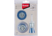 MAKITA D-70758 Set de brosses en nylon pour ponçage fin, 3 pcs