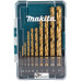 Makita D-72849 Jeu de meches métalliques 10 pieces