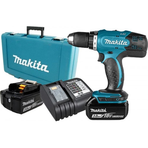 Makita DDF453SFE Perceuse visseuse LXT (2x 3,0Ah/18V)