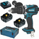 Makita DDF458RTJ Perceuse visseuse Li-ion LXT (18V/2x5,0Ah) Makpac