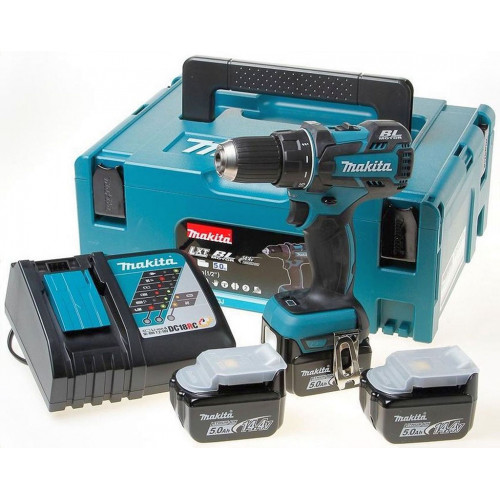 Makita DDF470RTJ Visseuse-perceuse Li-ion 14,4 V / 5,0 Ah, MAKPAC