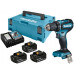 Makita DDF485RF3J Perceuse visseuse Li-ion LXT, 3x 18V/3,0 Ah, Makpac