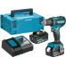 Makita DDF485RFJ2 Perceuse visseuse Li-ion LXT (2x18V/3,0Ah) Makpac