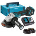 Makita DGA511RFJ Meuleuse 125mm Li-ion LXT (2 x 3 Ah/18V) Makpac