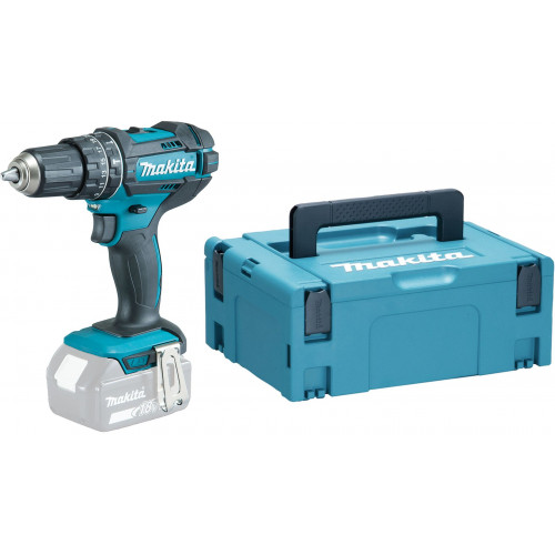 Makita DHP482ZJ Perceuse visseuse a percussion Li-ion 18V, Makpac