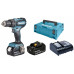 Makita DHP485SFJ Visseuse a chocs sans fil et sans balais Li-ion LXT 18 V/3,0 Ah, Makpac