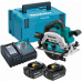 Makita DHS660RTJ Scie circulaire Li-ion LXT 18V 2x5.0Ah, Makpac