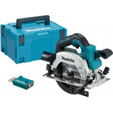 Makita DHS661ZJU Scie circulaire 165mm AWS Li-ion LXT 18V, sans batterie, Makpac