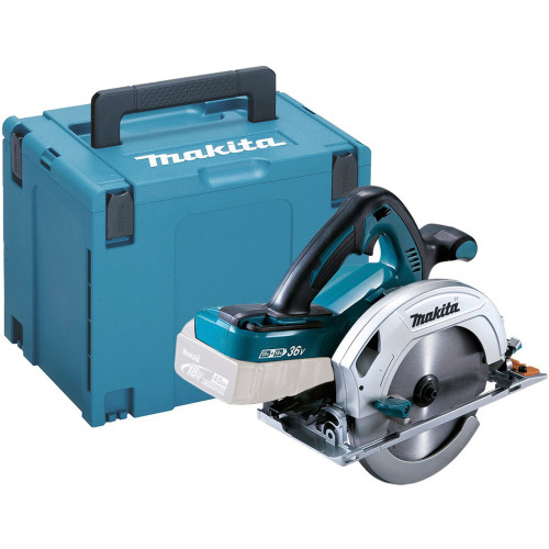 Makita DHS710ZJ Scie circulaire 190 mm LXT 2x18V Makpac, Solo, sans batterie