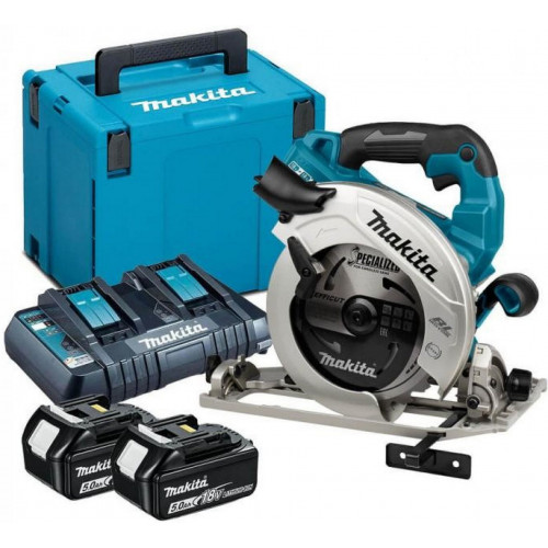 Makita DHS782PT2J Scie circulaire 190mm Li-ion LXT (2x5,0Ah/18V) Makpac