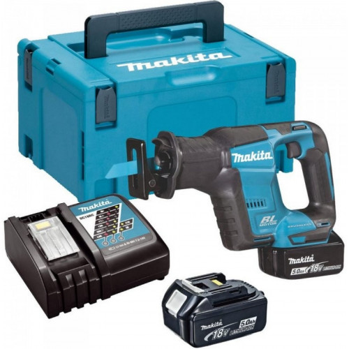 Makita DJR188RTJ Scie récipro LXT (2x5,0Ah/18V), Makpac Makita DJR188RTJ Scie récipro LXT (2x5,0Ah/18V), Makpac