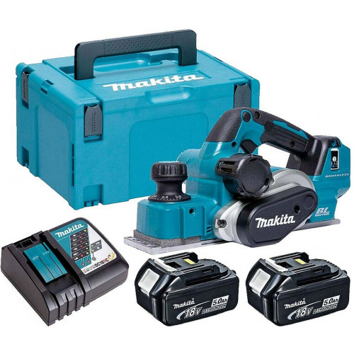 Makita DKP181RTJ Rabot Li-ion LXT (2x5,0Ah/18V) MakPac