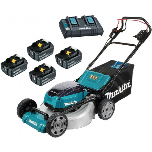 Makita DLM532PT4 Tondeuse auto-tractée 530mm Li-ion LXT (4x5,0Ah/18V)