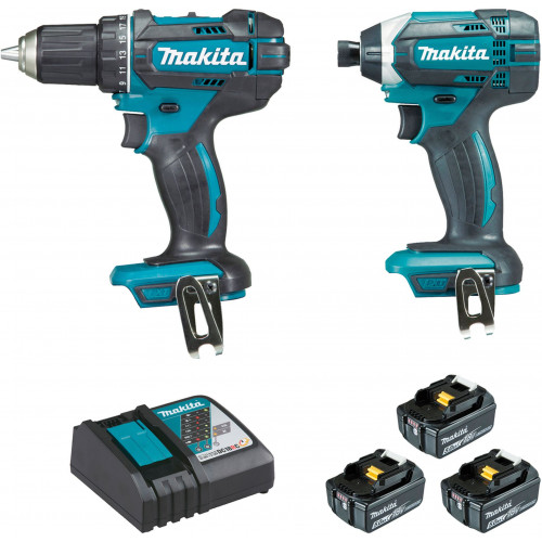 Makita DLX2127TJ1 Ensemble de 2 machines DDF482+DTD152 LXT 18V (3x5,0Ah+DC18RC+MAKPAC)