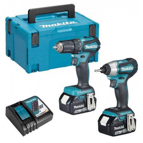 Makita DLX2220TJ Ensemble de 2 machines DDF483+DTD155 Li-ion LXT (2x5,0Ah+DC18RC+MAKPAC)