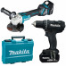 Makita DLX2369B Kit comco DDF482RFEB+DGA511Z Li-ion LXT 18V (2xBL1830B+DC18RC)