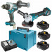 Makita DLX2431TJ Ensemble DDF486+DGA513 Li-ion LXT 18V (3x5,0Ah+DC18RC+Makpac)