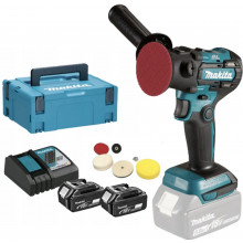 Makita DPV300RTJ Polisseuse a batterie 50/75mm Li-ion LXT 18V/2x5,0Ah, Makpac