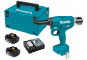 Makita DRV150RFJ Riveteuse Li-ion LXT 2x 18V/3,0 Ah, Makpac