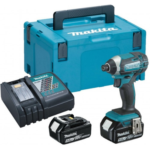 Makita DTD152RTJ Visseuse a chocs 1/4" Li -ion (2x5,0Ah/18V) Makpac