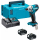 Makita DTD156RTJ Visseuse a percussion 1/4" Li-ion LXT (18V/2x5,0Ah) Makpac