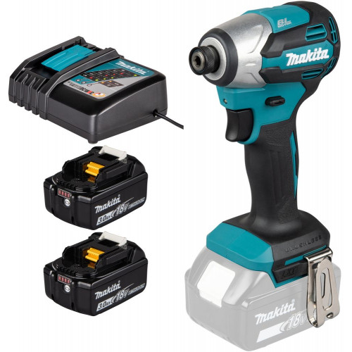 Makita DTD158RFJ Visseuse a chocs sans fil 1/4" Li-Ion LXT (2x 18V/3,0Ah) Makpac Makita DTD158RFJ Visseuse a chocs sans fil 1/4" Li-Ion LXT (2x 18V/3,0Ah) Makpac