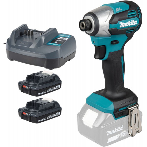 Makita DTD158WVE Visseuse a chocs sans fil 1/4" Li-Ion LXTB (2x 18V/2,0Ah) coffret Makita DTD158WVE Visseuse a chocs sans fil 1/4" Li-Ion LXTB (2x 18V/2,0Ah) coffret