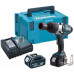 Makita DTW450RTJ Boulonneuse a chocs 1/2" Li-ion LXT 18V/5,0Ah, Makpac
