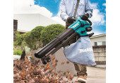 MAKITA DUB187Z Souffleur/Aspirateur de feuilles sans fil LXT 18V sans batterie