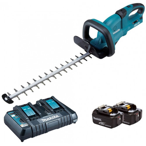 Makita DUH551PT2 Taille-haie 550mm Li-ion LXT (2x5,0Ah/18V)