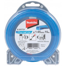 Makita E-01731 Fil nylon hélicoidal pour débroussailleuse a batterie 1,65 mm, 15 m