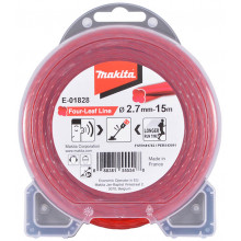 Makita E-01828 Fil nylon hélicoidal pour débroussailleuse a batterie 2.7mm,15m