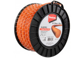Makita E-02783 Fil nylon Plus 2,4mm, 262m, orange, rond