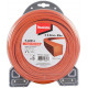 Makita E-02814 Fil nylon Plus 2,4 mm, 69 m, orange, carré
