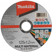 Makita E-10724 Couteau a découper 125x1,2mm multi