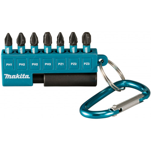 Makita E-11994 Jeu de vis a choc 1/4" Impact Black, 8 Qté